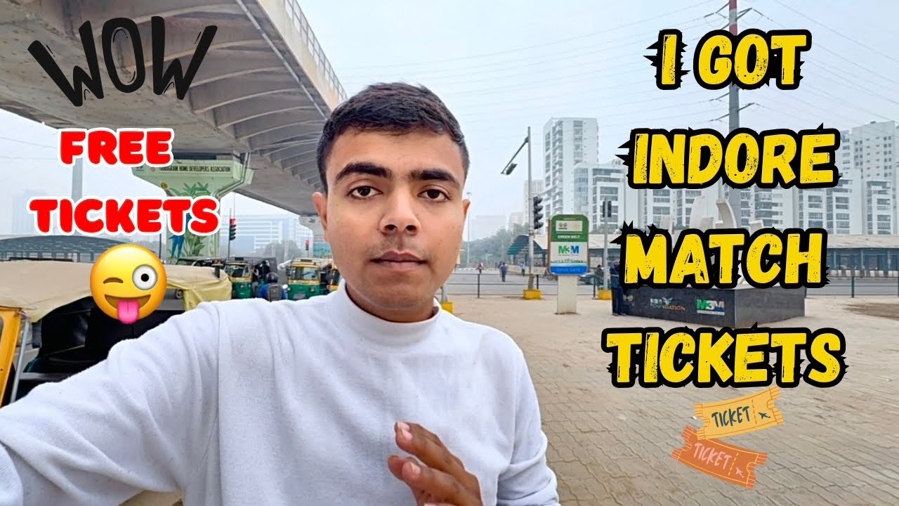 Indore bale Match ki Ticket mil gayi 🥹 | Abhi tomar 