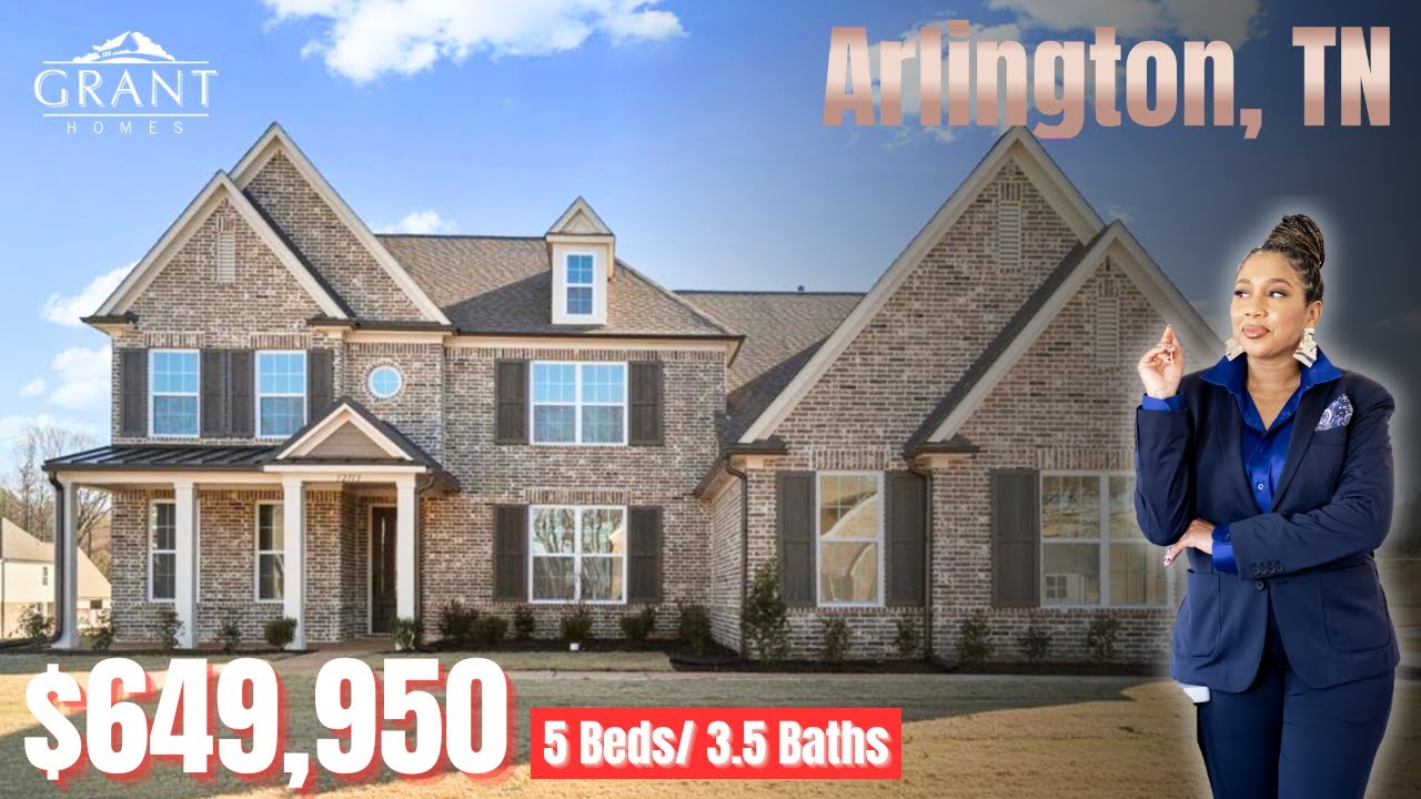 INSIDE A 5 Bedroom/ 3.5 Bath $649K Arlington, TN New Construction Home | $19.5K Buyer Incentives