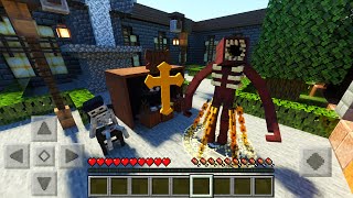 Realistic DOORS Update + Golden CRUCIFIX Addon in Minecraft PE\/BE!