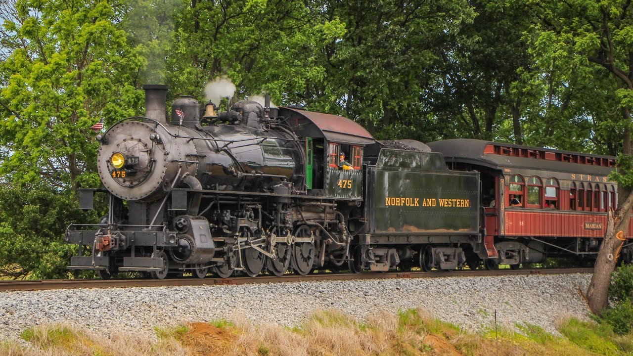 [4K] Norfolk & Western 475: The Strasburg Creeper