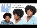 **NEW ADWOA BEAUTY BLUE TANSY COLLECTION on KINKY HAIR - first impressions  | Bubs Bee