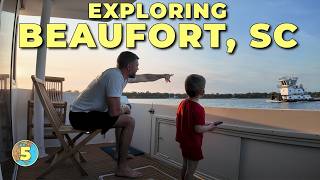 Raw Boat life with 2 under 3 😅 While Cruising to and Exploring Beaufort, SC
