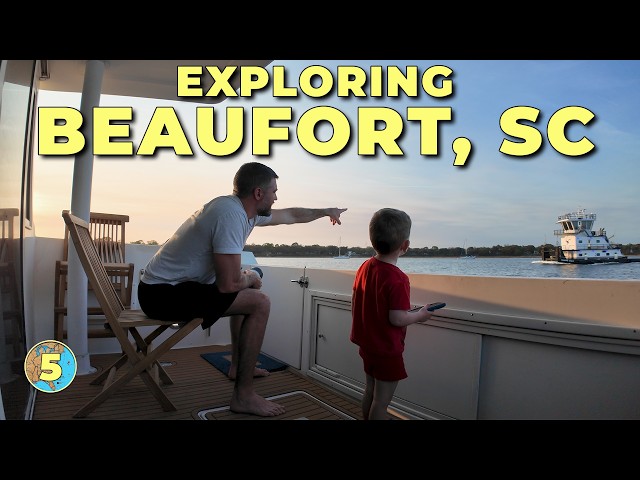 Raw Boat life with 2 under 3 😅 While Cruising to and Exploring Beaufort, SC