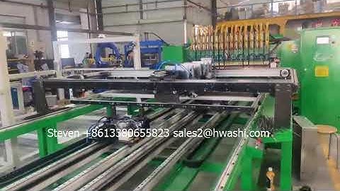 HWASHI Wire Shelves Automatic Welding Machine With wire loading hopper