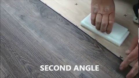 How To Use the “angle angle” Method to Install ADURA®Max LVT WPC Floors