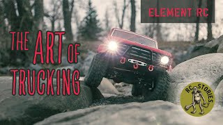 The Art of Trucking! Element RC Sendero HD looking smooth on the rocks