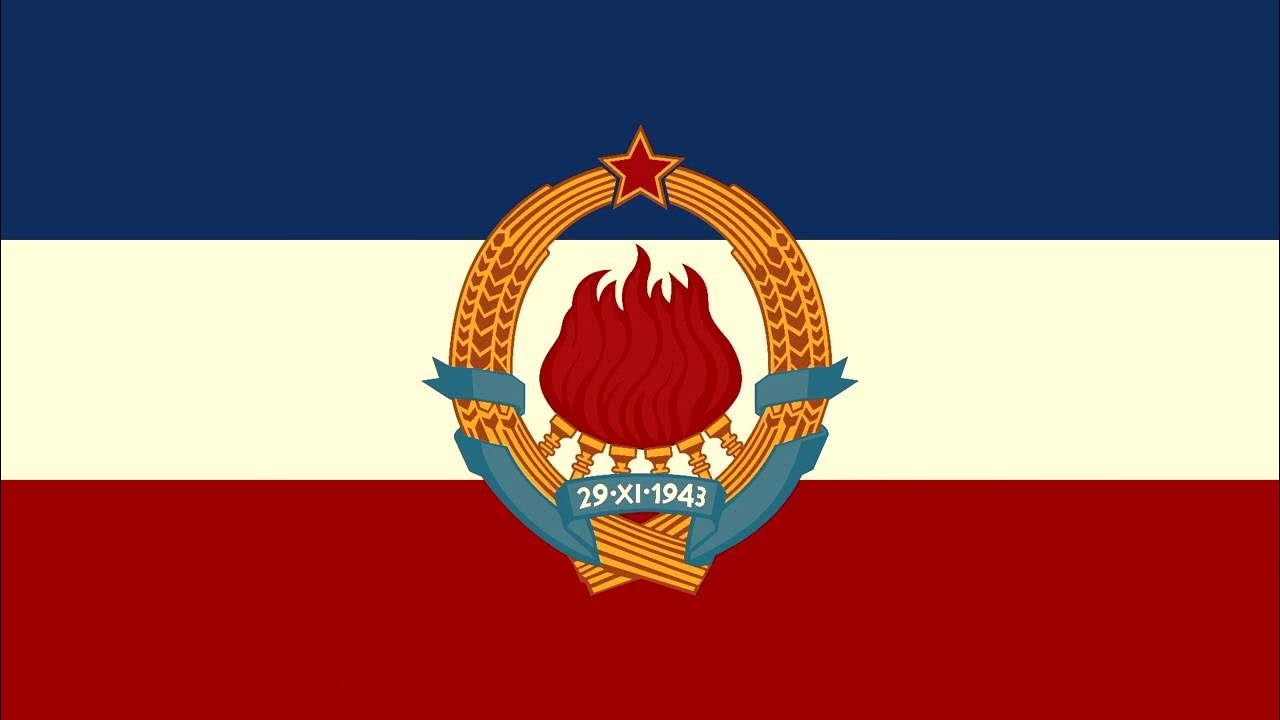 Как выглядит флаг югославии