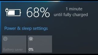 Detailed 1 Minute until fully charged windows 10 issue solved 100% working Information