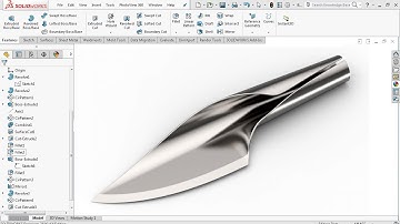Knife - Advanced Surface - SolidWorks Tutorial