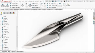 Knife  Advanced Surface  SolidWorks Tutorial