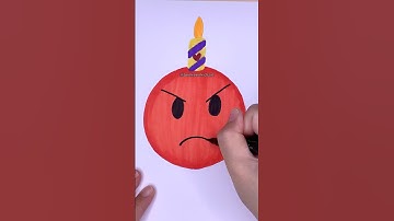 How many emojis do you see⁉️ Comment ⬇️⬇️⬇️  #shorts #creativeart #satisfying #emojichallenge