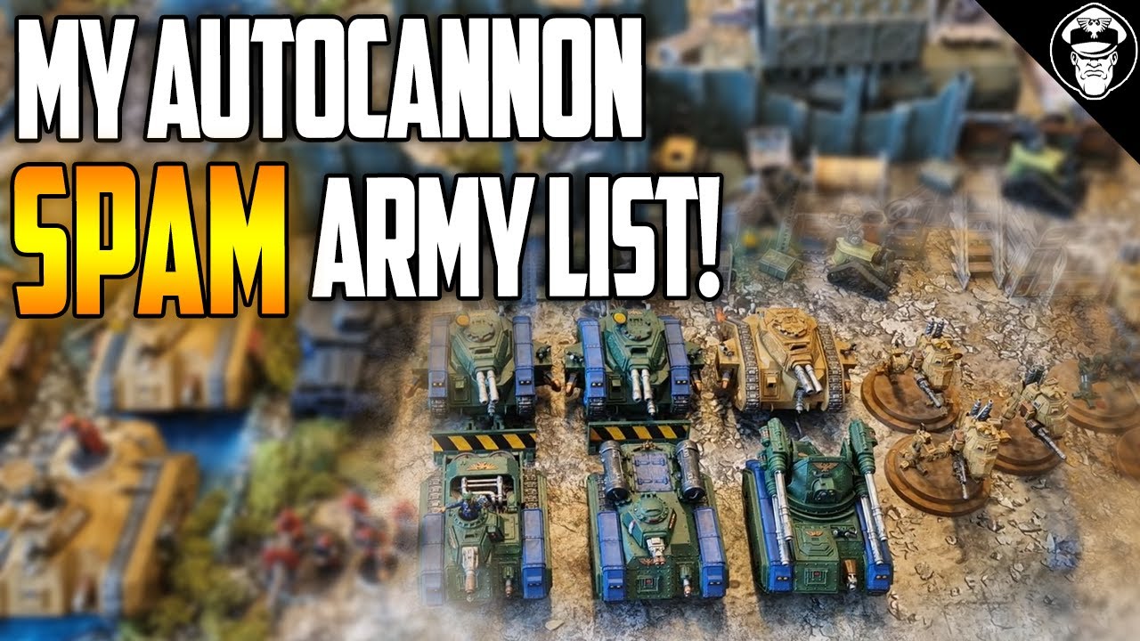 My Competitive Autocannon Spam Army! | Tournament Before Action Report ...
