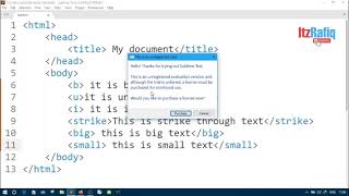 Introduction to HTML Class 7 Computer Science | Part 2 - ItzRafiq