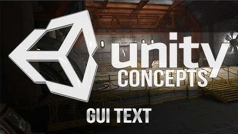 Easily Adding A GuiText In Unity 5 3D