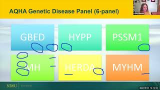 2024 NDSU Extension Horse Management Webinar Series:  Genetic Disease Overview, Quarter Horses