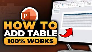 How To Add Table in PowerPoint (FAST &amp; EASY) | 100% WORKS | NO Yapping! | PowerPoint Table