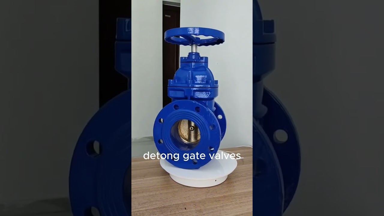 DIN F4 non risen stem hard seal gate valves