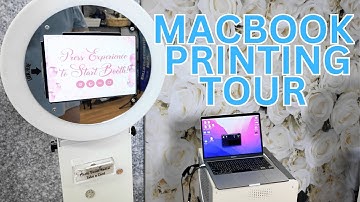 MacBook Printing for iPad Photo Booth DEMO! SHOWING ALL CONNECTIONS