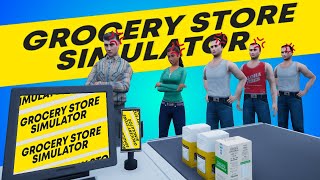 Grocery Store Simulator but I sleep on the job screenshot 2