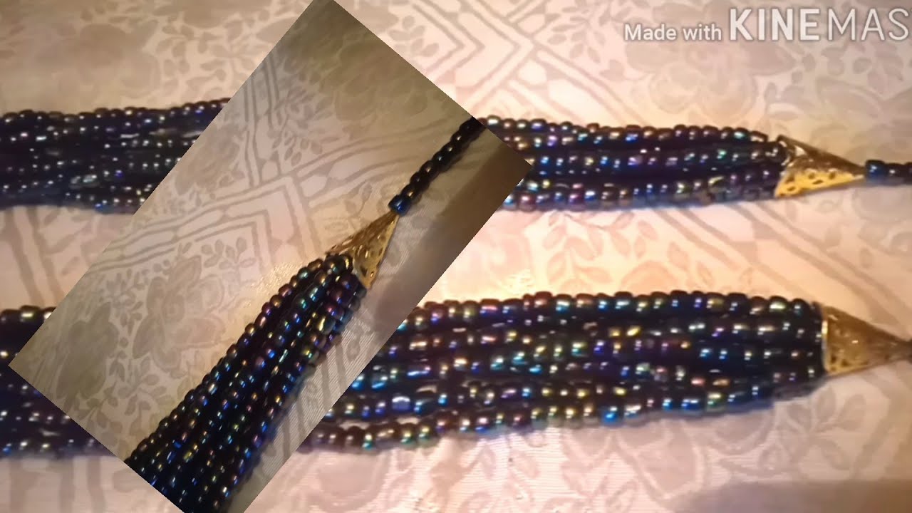 طريقه عمل عقد من خرز التفسيره فى منتهى البساطة للمبتدئين