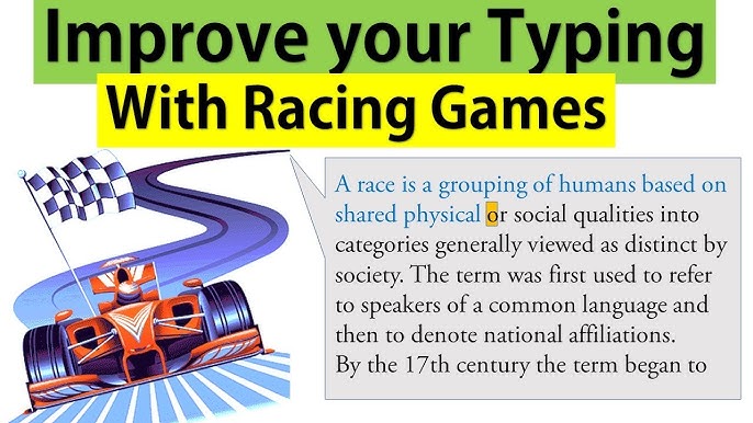 How to type faster in keyboard? / Type Rush Racing #typingSpeed