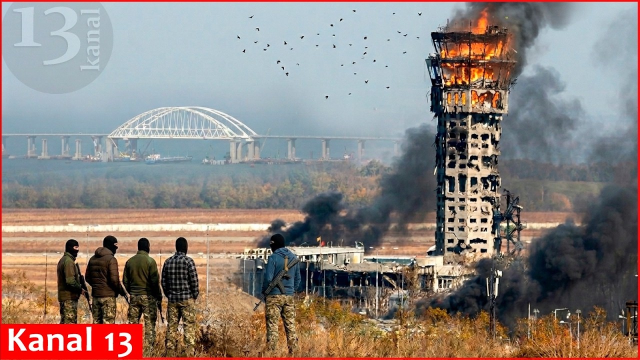 Партизаны расчищают небо над Крымом для украинских беспилотников; поджигают российскую вышку ради...