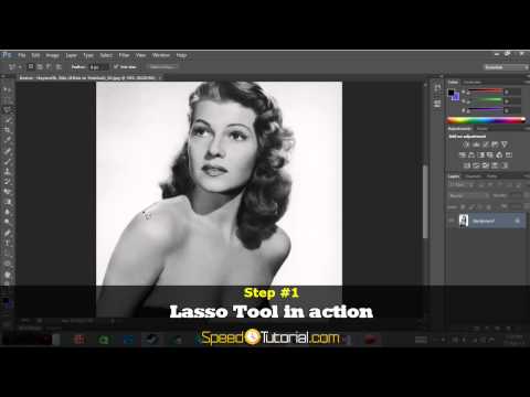 How to Correct Undo Lasso Tool in Photoshop Tutorial