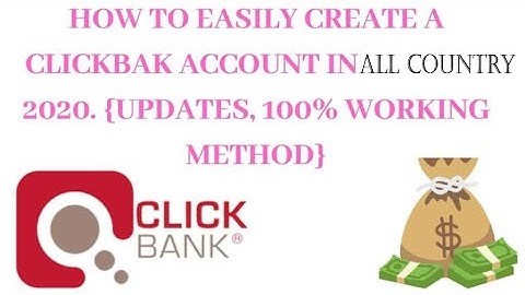 Create Click Bank Account | Earn with Clickbank | how to create account 2020 | Step by step