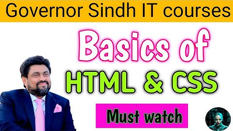Basics of html and CSS governor sindh IT courses #governorsindh #viral #trending #ai #aiplanet #fyp
