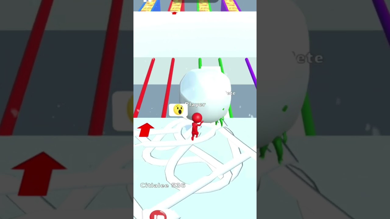 Snow Race LEVEL 29 Gameplay | Shorts | Games |