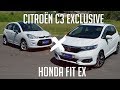 Compartivo: Citroën C3 Exclusive x Honda Fit EX
