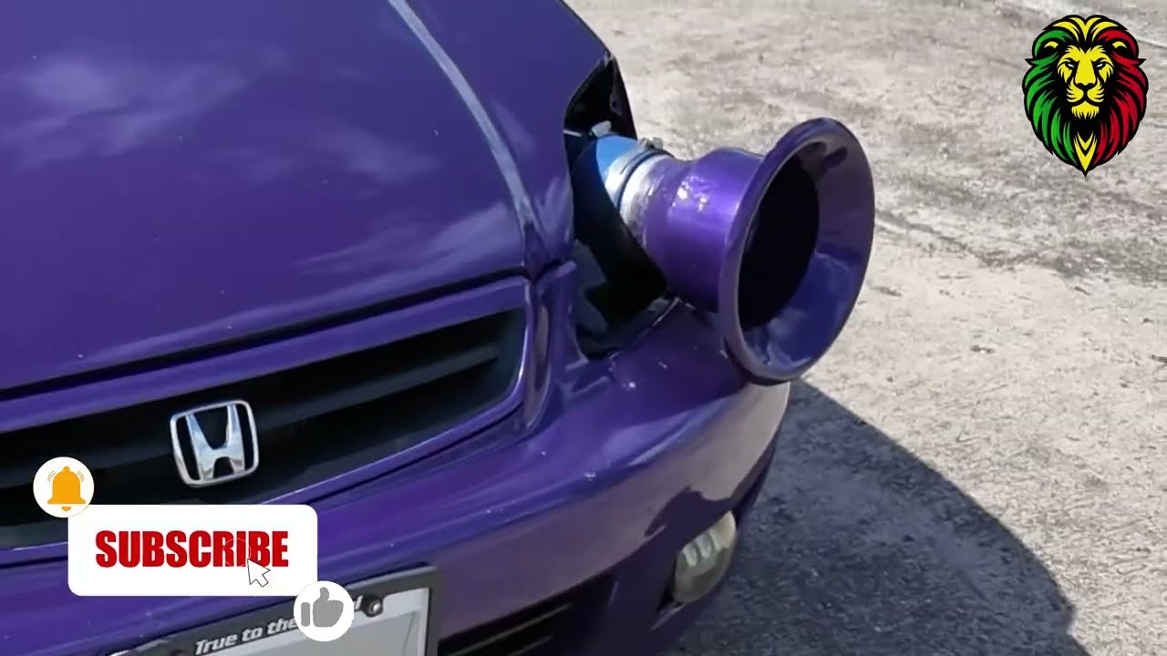 Caribbean's fastest Honda Civic at Vernamfield Drag racing Strip Jamaica