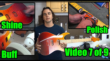 Acacia Guitars - Fret / Body Shine, Buff & Polish!  Video 7 of 9