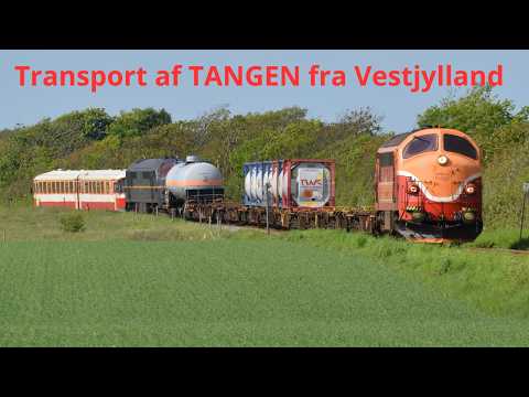 Transport af det sidste y-tog TANGEN fra Vestjylland 21/5 2026