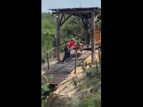 Ziplining Fail - GloZell xoxo