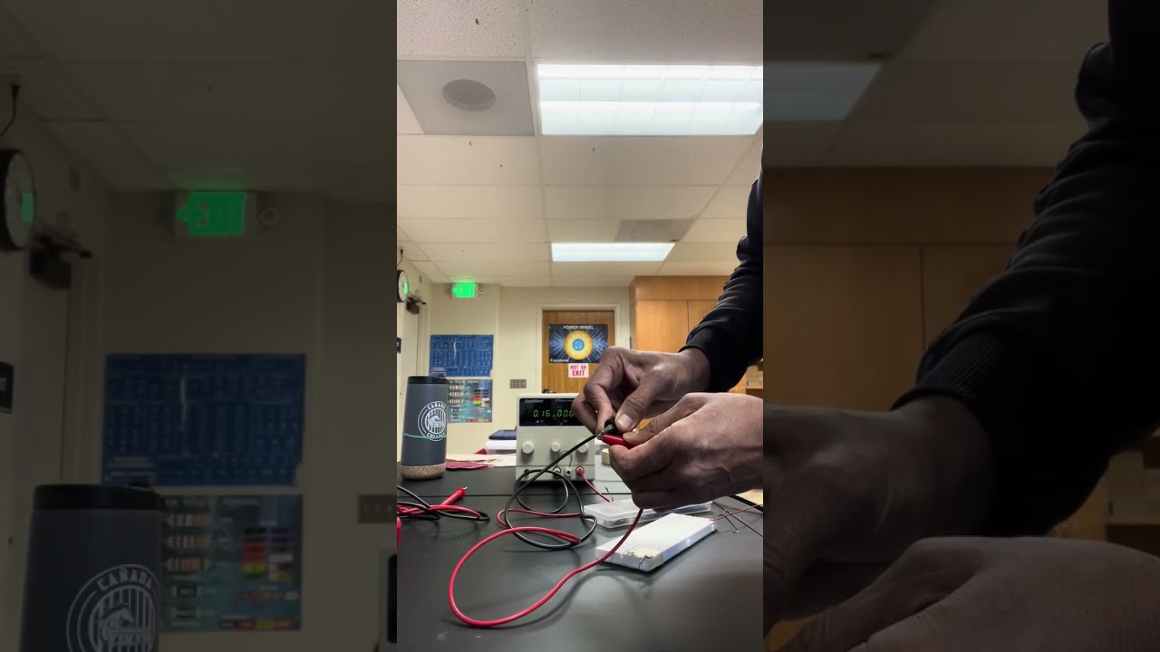 Supplying power to a breadboard using a DC Supply