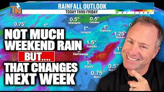 Sunday Rain Fades Away — Next Week's Storm Could Be the Real Deal. #weather #storm #rain #weekend