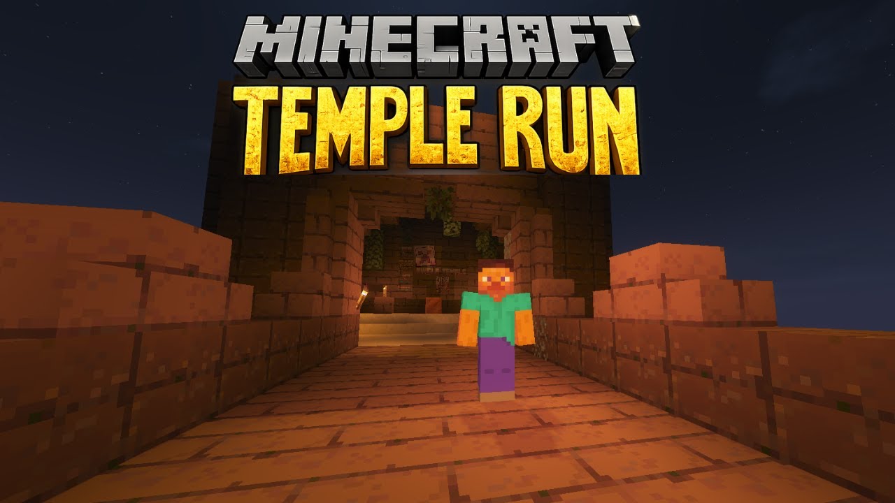 Minecraft X Templerun Live Nonstop !