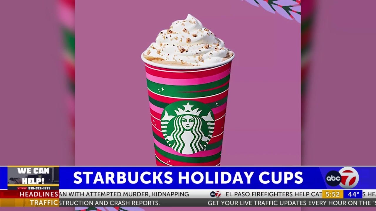 Starbucks unveils 2021 holiday cup design more than 50 days before Christmas  - ABC7 Los Angeles