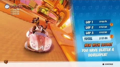 CTR Nitro Fueled - Beenox Developer Time Trials Part 1