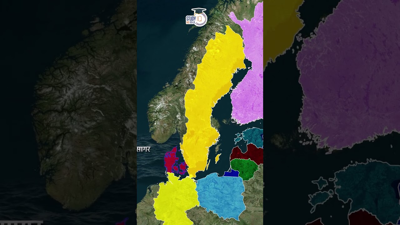 Baltic Sea | Baltic State | Amrit Upadhyay | Map In Short | StudyIQ IAS Hindi
