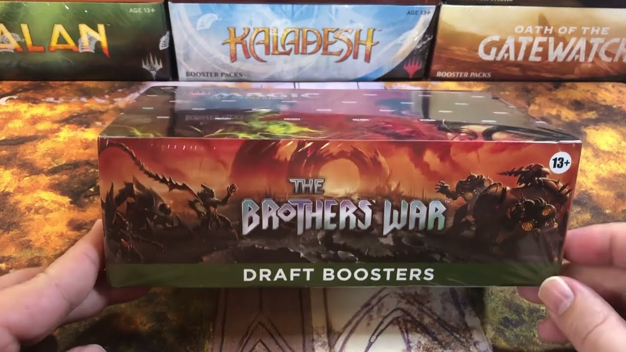brothers war draft booster box The Brothers' Combo Pack (Draft and Bundle) 3 unusual cards and 10 common cards Retailer Rundown of The Brothers'