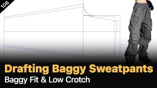 Step-by-Step Guide to Drafting Oversized Sweatpants Patterns