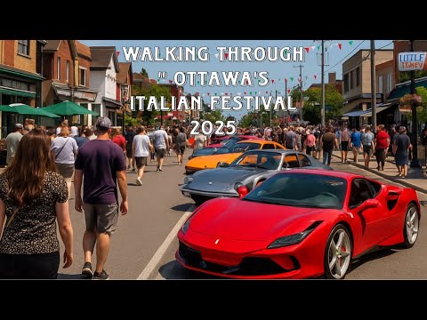 Video thumbnail: Preston Street Walk 🇨🇦| Italian Festival Car Show 2025 (Little Italy, Ottawa) 🇮🇹