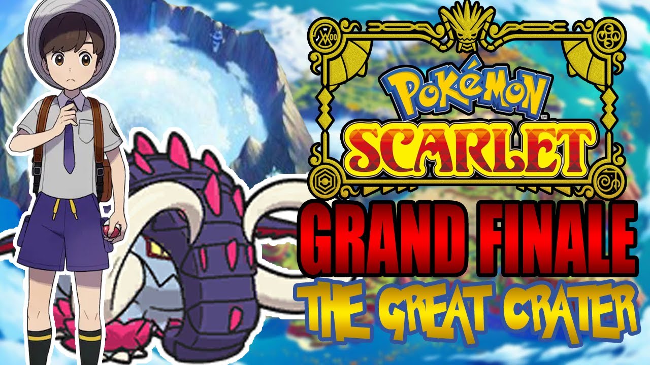 INTO the GREAT CRATER of PALDEA! | Pokemon Scarlet GRAND FINALE - YouTube