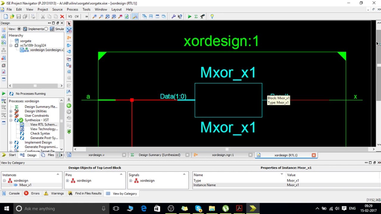 xor-gate-in-verilog-with-testbench-and-simulation-results-xilinx-youtube