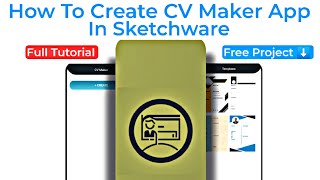 How to make CV maker app in Sketchware | Sketchware Pro | #sketchware screenshot 5
