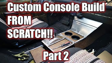 Custom Center Console Build | Part 2 | Kick Panels and Cup Holders