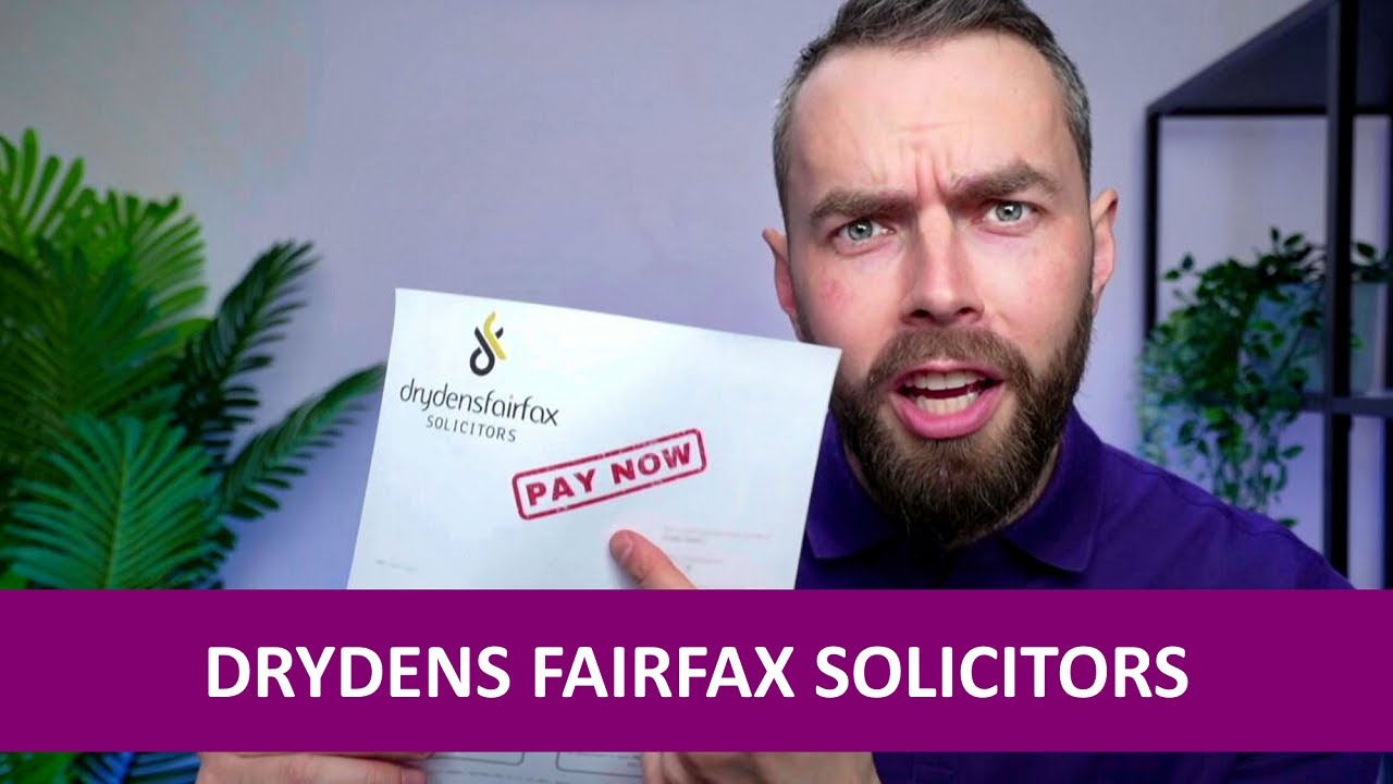 Drydensfairfax Solicitors debt letter? Know your rights!