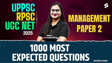 UP Assistant Professor 2025 | UGC NET UP & RPSC Assistant Professor Management Questions #1 | Monika